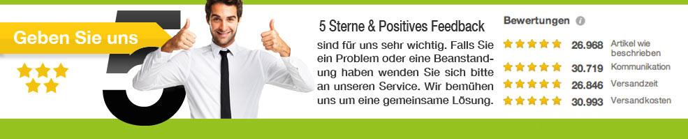 Bewertung Positiv